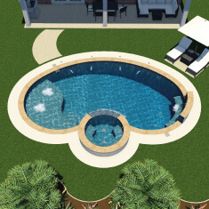 YOUR DREAM FREEFORM POOL 44 kidney-3d